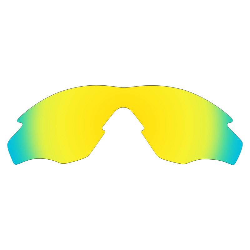 Alphax 24K Gold Polarized Replacement Lenses for Oakley M2 Frame