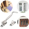 Stainless Steel Cabin Hook, Tiberham Heavy Duty Eye Latch Lock,