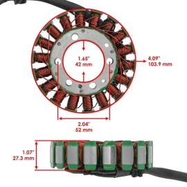 For Kawasaki Stator Regulator Rectifier Gasket For Kawasaki Ninja 1000 ZX1000 G H M Abs 11-13