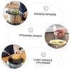 LABRIMP Stainless Steel Skimmer Spoon with Long Handle Strainer for