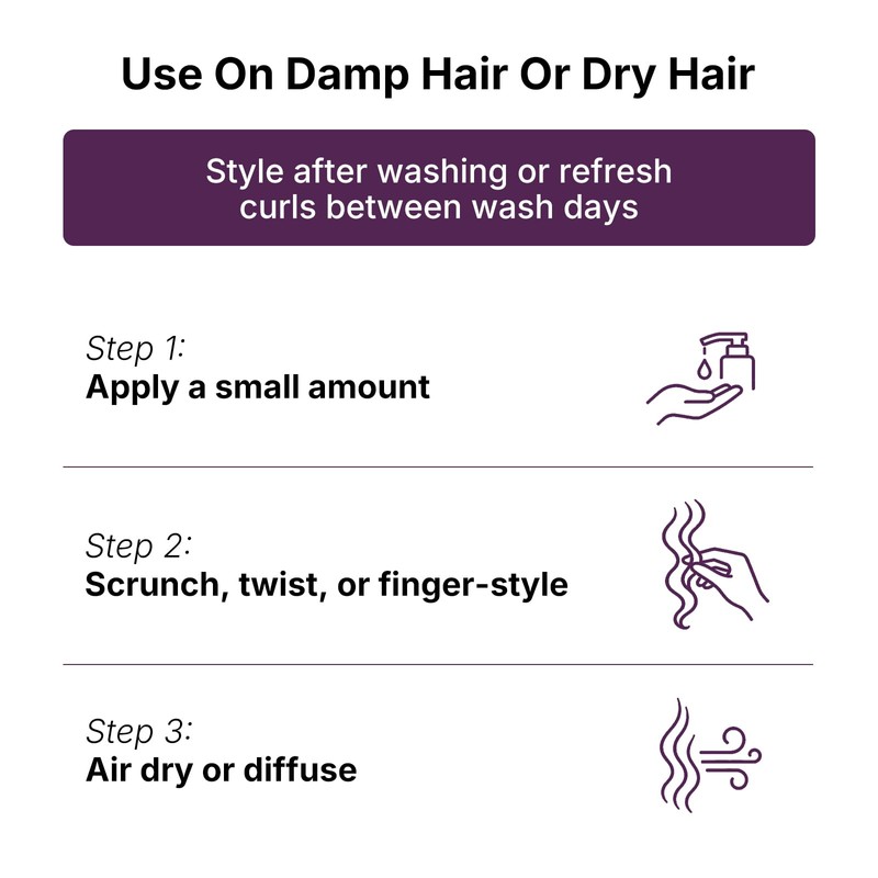 Curl Defining Cream, Soft Hold for Curly Hair 27.1 oz