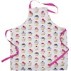 Beautiful Cotton Apron With Pretty Cupcake Design