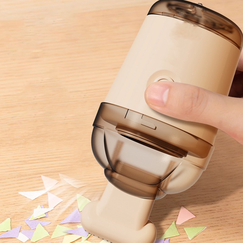 Mini Desktop Vacuum Cleaner Multifunctional Rechargeable Efficient Portable Cute Desktop