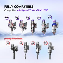 Upgrade Anti-Tangle Replacement Vacuum Head Compatible with Dyson V7,V8, Cyclone V10,V11,V15 Cordless Vacuum Cleaners, Suitable for Thin Carpets, Hardwood Floor