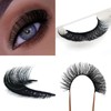 3d Plant Fibre Russian Strip Lashes, D Curl Lash Strips,