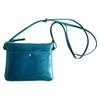 Mia Borsa Leather Sacoche Shoulder Bag, Men's, Women's, Cross-body, blue