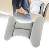 Ronyme H-Shaped Inflatable Waist Pillow Seat Support Pillow Foldable Soft