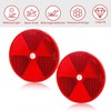 NCZCDZSW Round Rear Reflector Pack of 12 60 mm Cat