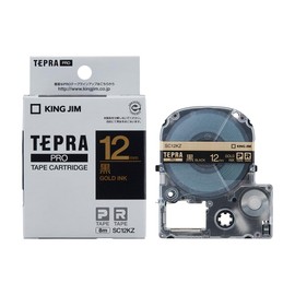 King Jim Tepra PRO Tape Cartridge Purple Ribbon, black