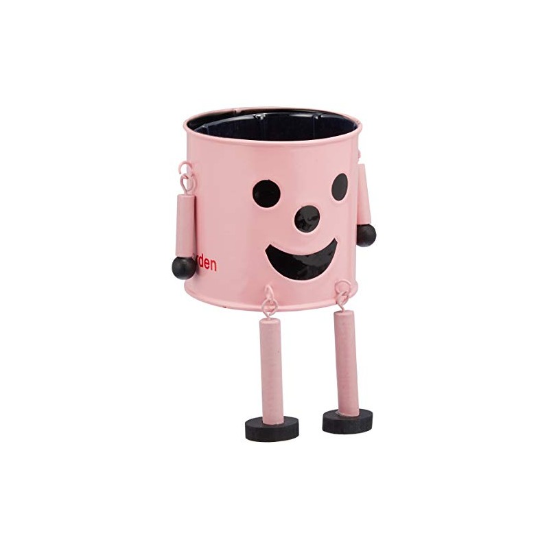 GREENHOUSE Tin Man Pot M 2786-B-P Pink