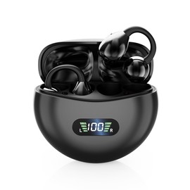 (2024 Ultra Fit Type, Improved Sound Quality, Improved Earbuds, Ear Cuffs, Bluetooth 5.4, For Listening, Open Ear, More Convenient Than Bone Conduction Earphones, Includes Microphone, ENC Call