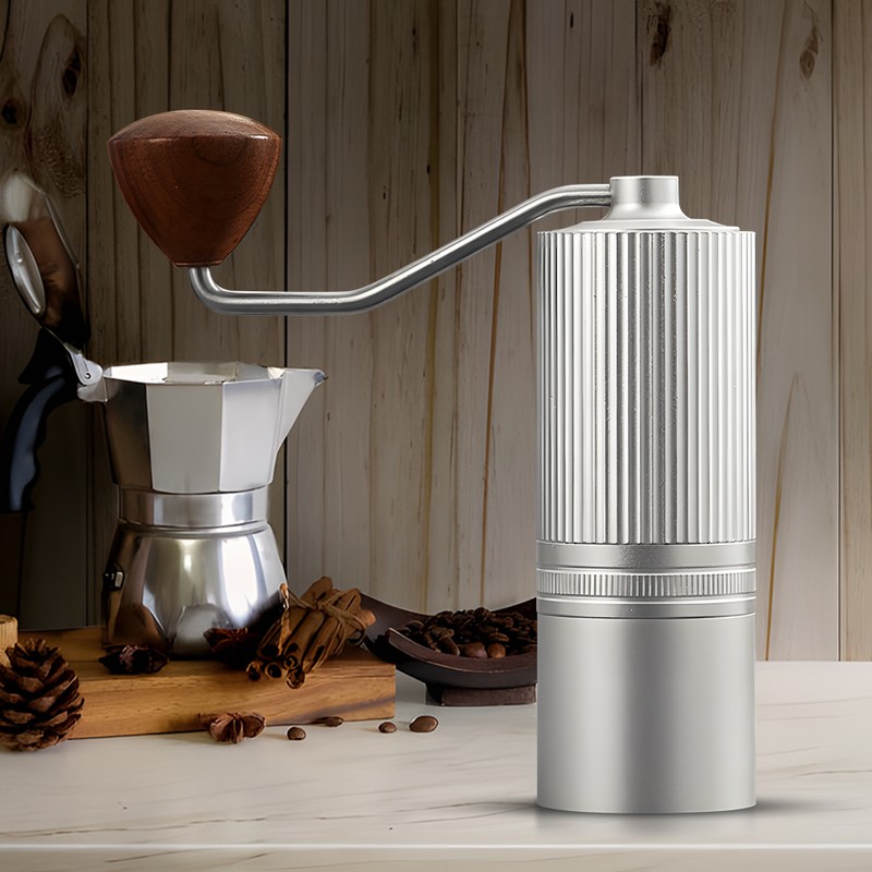 Manual Coffee Grinder - Stepless Adjustable Settings Portable Hand Coffee