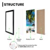Domkora 8 x 10 Black Picture Frames Set of 3
