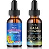Magnesium Glycinate & GABA L-Theanine Liquid Drops for Kids &