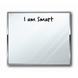 The I am Me Movement- Inspirational Stickers, Mirror Decals, Bathroom Décor , Peel & Stick Wall Decal, Mirror Decor, Vinyl Decal, Mirror Stickers (I am Smart)