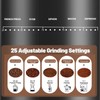 DITOSH Electric Coffee Grinder Touchscreen 2-14 Cup Conical Burr Coffee
