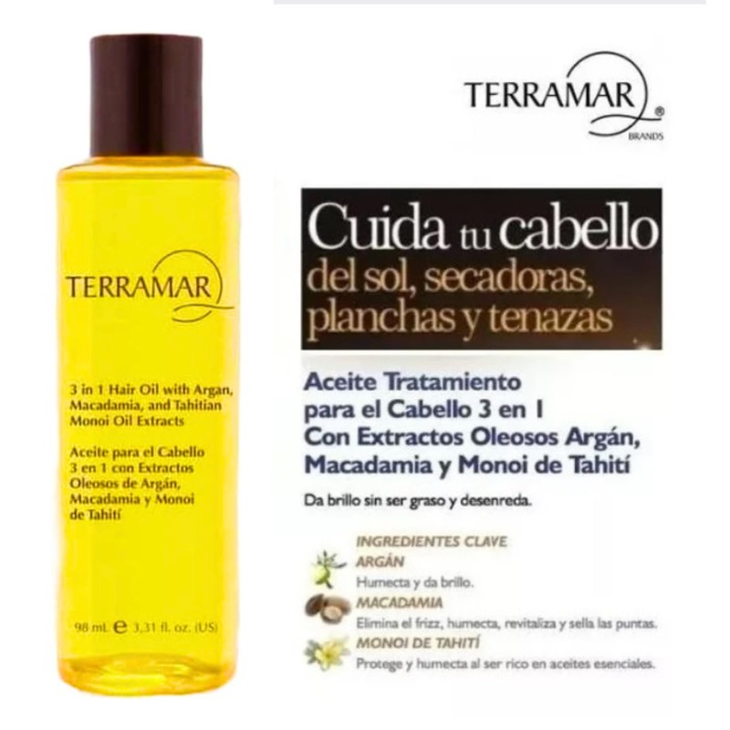 DUO OLEO TERRAMAR PARA EL CABELLO 98ML