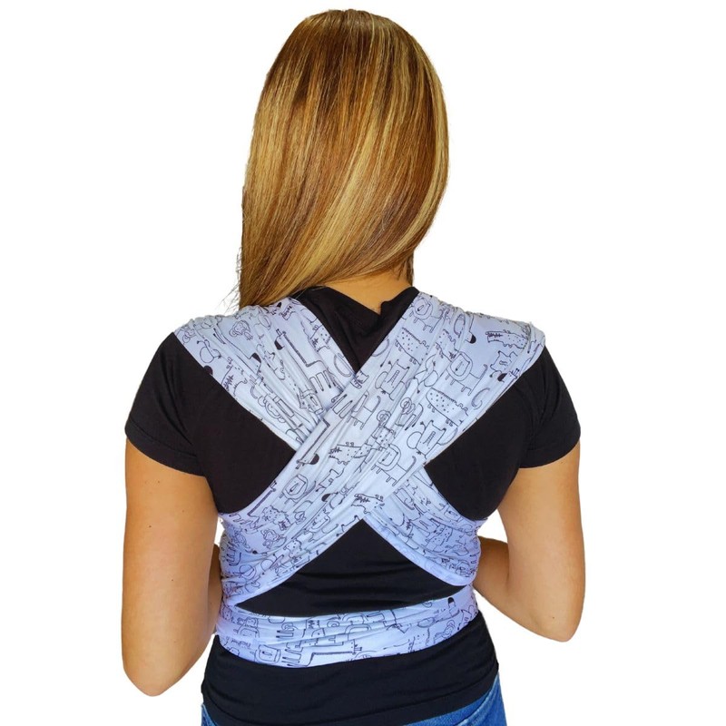 Fular para Bebé |con Spandex | Hasta 14Kg | Estampado