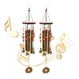 SD 2 Pcs Campanas De Viento Para Jardín Exteriores Decoración