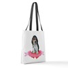 CafePress Valentine Beagle Polyester Tote Bag 16"x16"