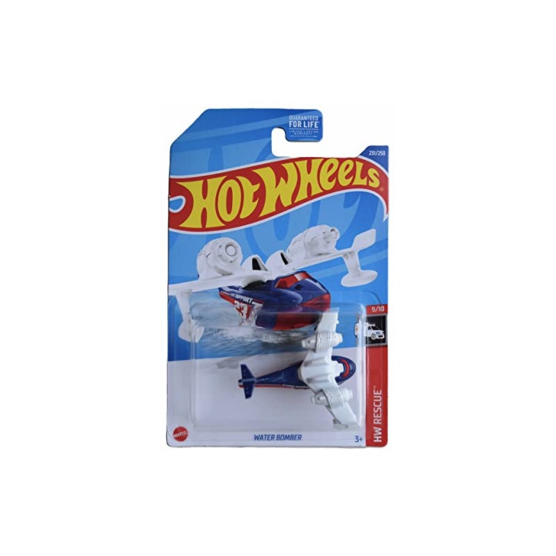 Hot Wheels Water Bomber - Orange Firefighting Airplane - Remote