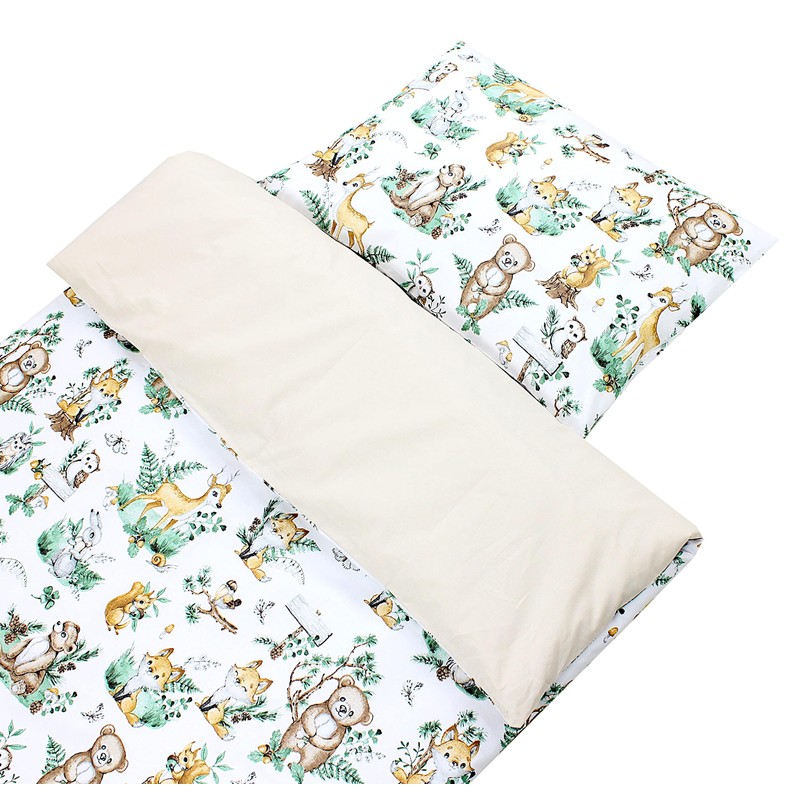 TupTam Children's Bed Linen Patterned 2-Piece Reversible Bed Linen, Colour: