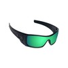Alphax Emerald Green Mirrored Polarized Replacement Lenses for Oakley Batwolf