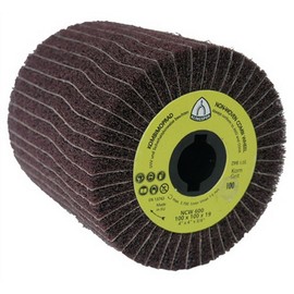 Klingspor 258907"NCW 600 S" K150 Wheel Abrasive Mop, 0 V, Brown, 100 x 100 x 19 mm