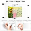 Yalikop 8 Pcs Acrylic Floating Picture Frame 8.5 x 11