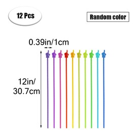 YunZCHENSH 12 Pcs Mini Hand Pointers Colorful Teachers Pointers Presentation Finger Pointers for Homeschool Classroom