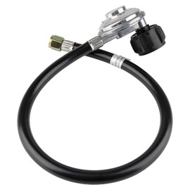 Cesilili 2FT Propane Adapter Hose & Regulator, Universal Propane Adapter for 5-40 lb Tank, Gas Grill & Griddle, QCC1 Connector Easy to Installation