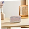Baluue Sequin Cosmetic Bag for Women Cute Glitter Makeup Organizer