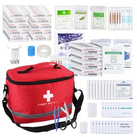 Botiquín de Primeros Auxilios de 360 Piezas,Kit de Primeros Auxilios Portatil,Médico de Emergencia Completo para Hogar Coche Barco Lugar Trabajo Mochila y Acampar Senderismo Viaje (Estilo Ⅱ)