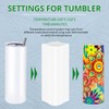 HTVRONT Shrink Wrap for Sublimation Tumblers 8 X 12 Inch