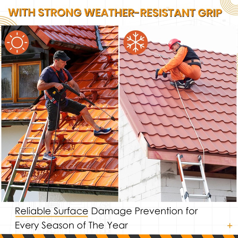 Briwooody Ladder Stabilizer for Gutters and Roof Ladder Safety Covers