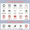 OBD2+GPS Car Projector, MPH KMH Automatic Hud Speedometer, Windshield Car Head Up