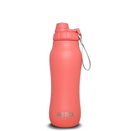 INSTICK Flamingo Insulated Flask 1.2 L - Stainless Steel Water Bottle with Carry Strap, Leak-proof for Hot & Cold Drinks, Ideal for Gym, School, Office and Travel