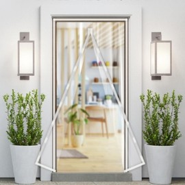 100x210 Windproof Magnetic Vinyl Door Cover - Heating Door Vinyl, Cold Protection Vinyl Curtain Curtain Type Windproof Vinyl Black