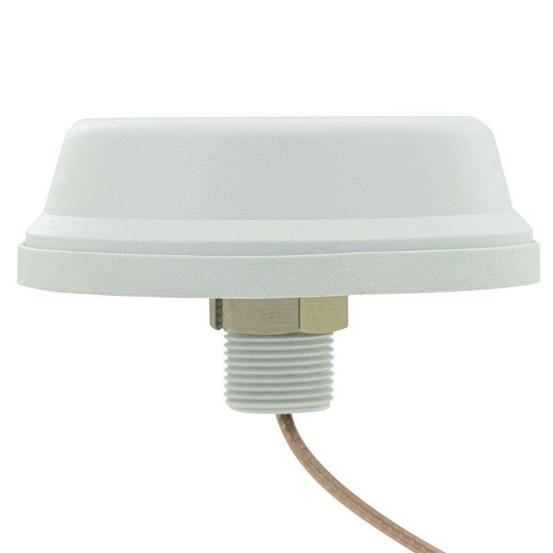 1-4dBi LTE 700-960/1575-2700MHz White Omni-Directional Ceiling Puck Antenna N-Type Office