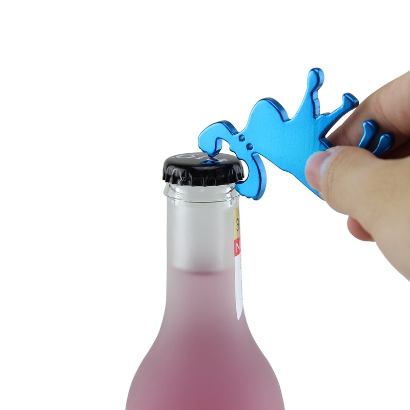 SWATOM Moose Keychain Bottle Opener Beer Opener Tool Key Tag