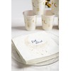 Folat Eid Mubarak Ramadan Decoration - Napkins Gold White 33
