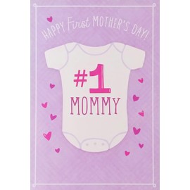 Greeting Card Happy First 1st Mother's Day What a lucky baby to have a mommy like you