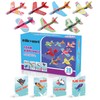 Officygnet Valentines Day Cards for Kids, 28 Pack Foam Airplanes