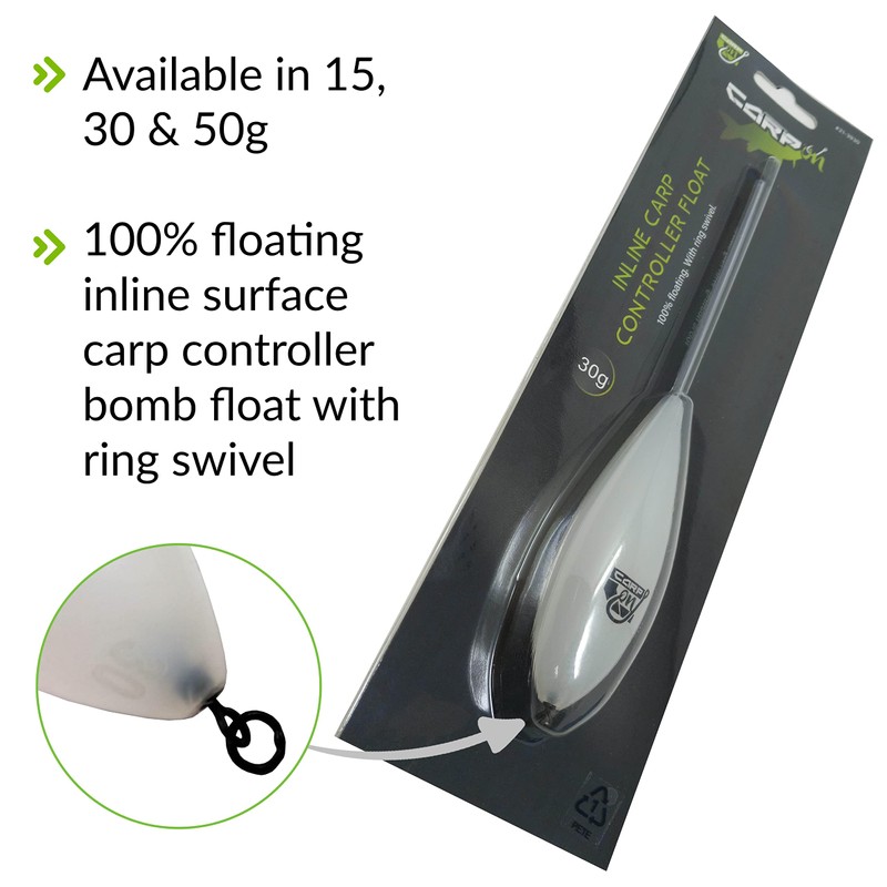 Carp On - Inline Carp Controller Float 15g / 30g