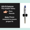 Spring Clip, Wall Mounted Grip Clip, Holds 3/8-5/8 Inch Diameter,