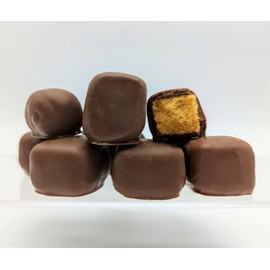 Oliver's Sponge Candy - Milk Chocolate, 1 pound
