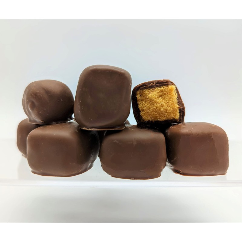 Oliver's Sponge Candy - Milk Chocolate, 1 pound