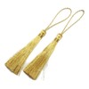 Machida Tetoron Yokomaki Tassel, Ornament, Accessory Tassel, Polyester Tassel (Gold)
