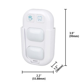 Timer for Kids,2 Minutes Teeth Brush Timer,20 Seconds Bathroom Hand Washing Timer, Color Indicator Light Stick on Bathroom Timer for Children Training Coach（2 Packs）