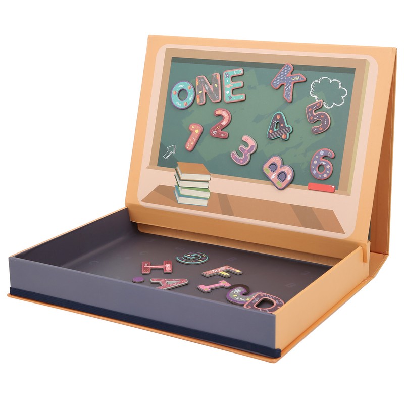 Kids Magnetic Jigsaw Puzzle DIY Paper Drawing Board Children Educational